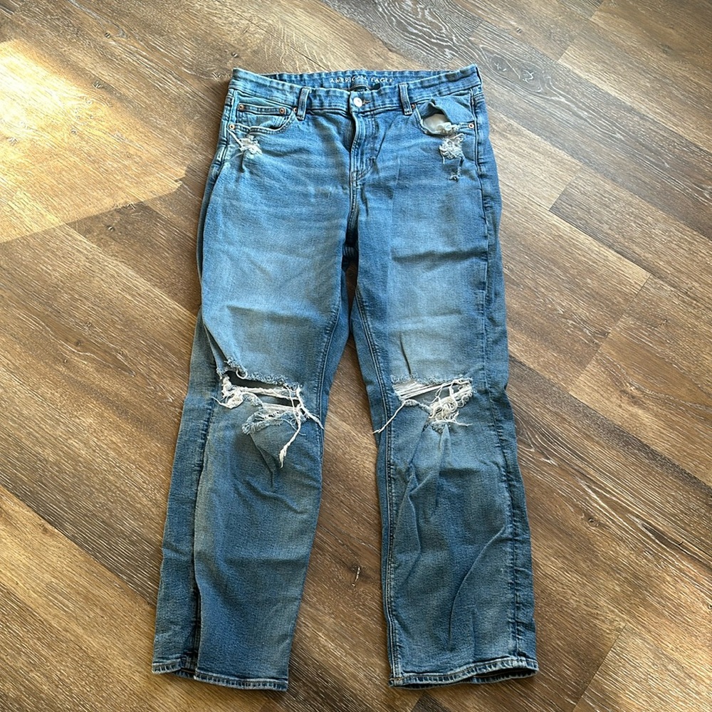 AE Curvy Straight Jeans